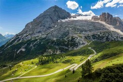 - ITÁLIE - PIZ BOE A ALTA BADIA - VELIKÁNI DOLOMIT - ITÁLIE - PIZ BOE A ALTA BADIA - VELIKÁNI DOLOMIT