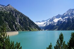 RAKOUSKO - ZILLERTALSKÉ ALPY, JEZERO ACHENSEE