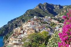 ITÁLIE - BOŽSKÉ AMALFITÁNSKÉ POBŘEŽÍ - LETECKY