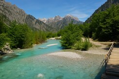 ALBÁNIE - ALBÁNSKÉ ALPY A MOŘE -  LETECKY