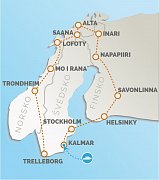 SKANDINÁVSKÉ METROPOLE  A NORSKÉ FJORDY