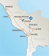 PERU, BOLÍVIE, CHILE