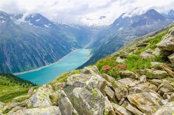 RAKOUSKO - ZILLERTALSKÉ ALPY, JEZERO ACHENSEE