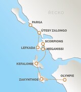 ŘECKO - LEFKADA, KEFALONIE, ZAKYNTHOS